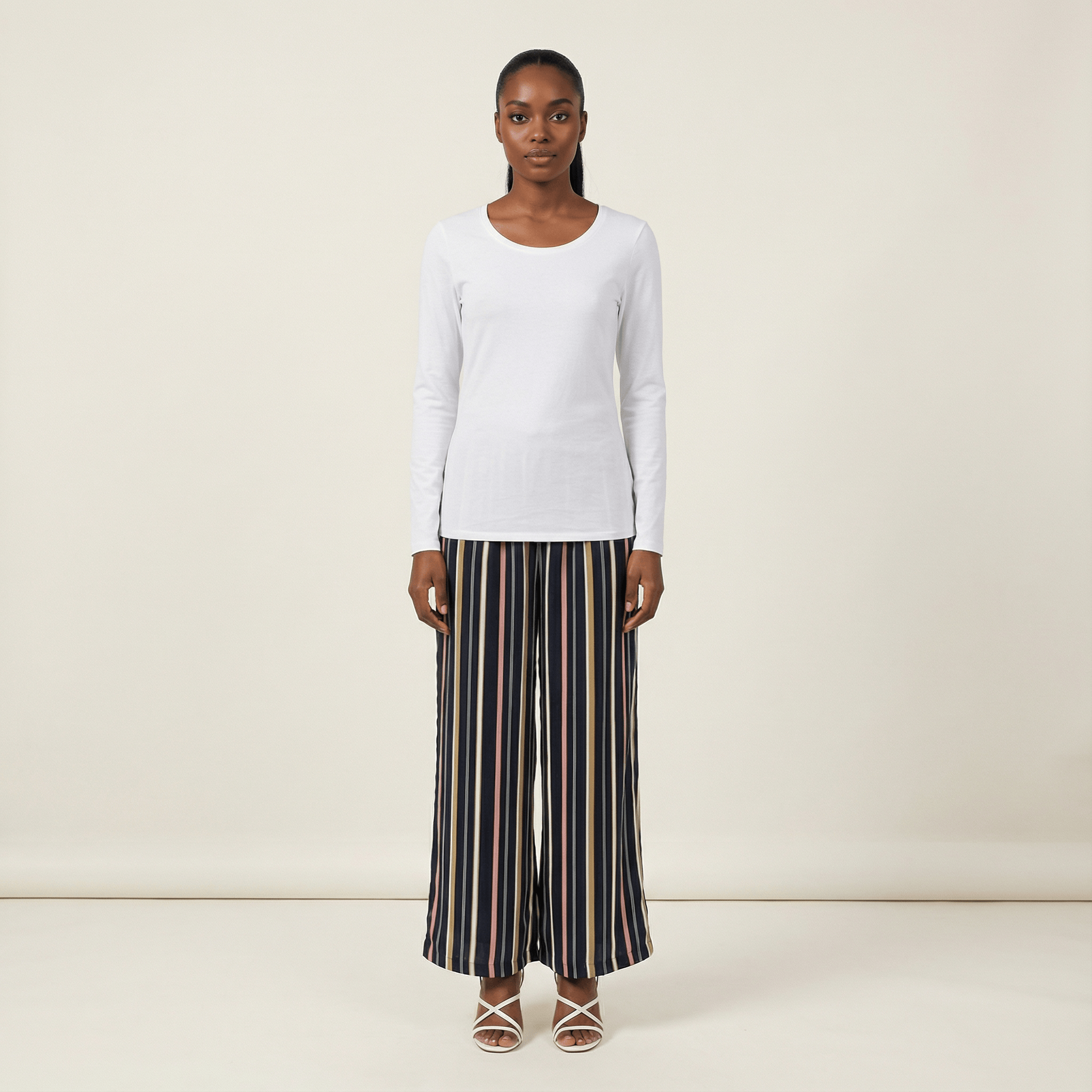 Multi color STRIPE PANTS Kabayare