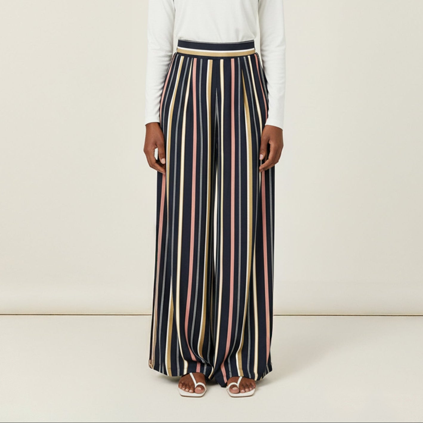 Multi color STRIPE PANTS Kabayare