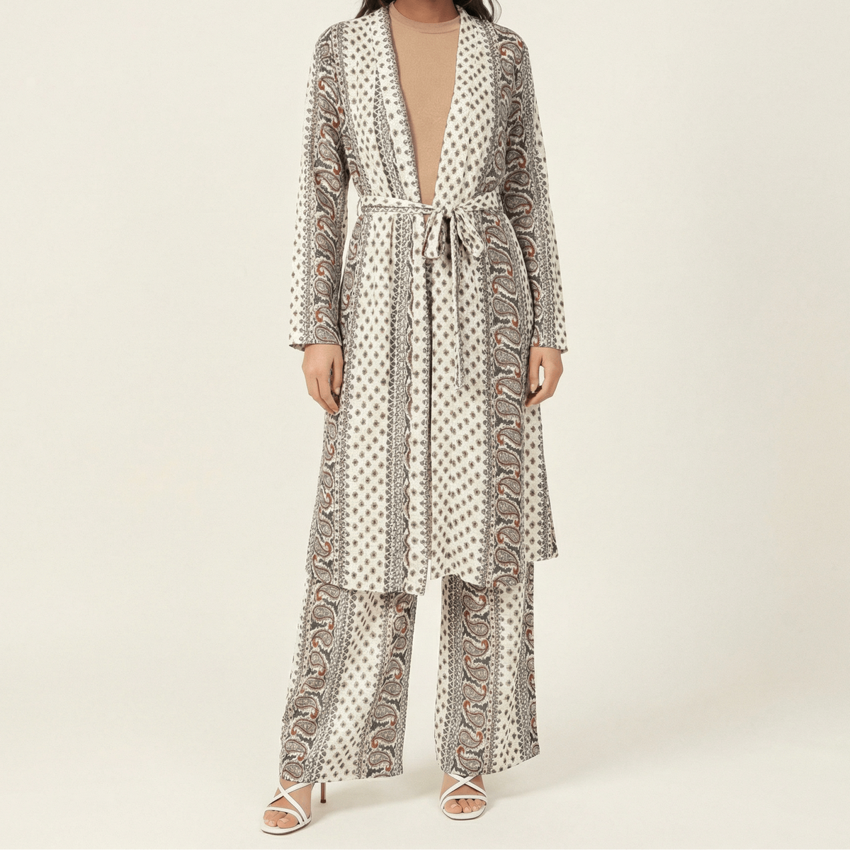 Paisley print matching set Kabayare