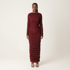 Ponti di roma ruched maxi dress Kabayare