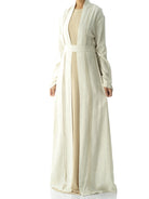 Prettty Linen cardigan abaya Kabayare