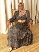Pretty Petite tiered maxi dress Kabayare