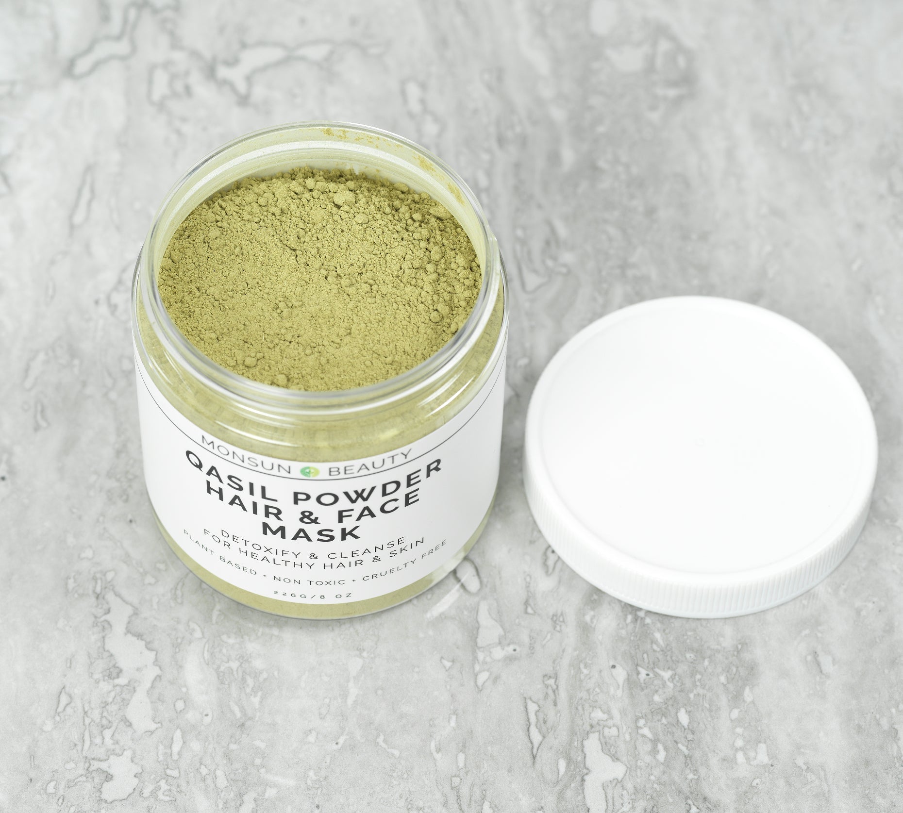 Qasil Organics  Pure Qasil Mask Powder for Hair and Skin Monsun Beauty