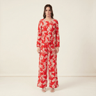Regents Floral Modest long sleeve  jumpsuits Kabayare