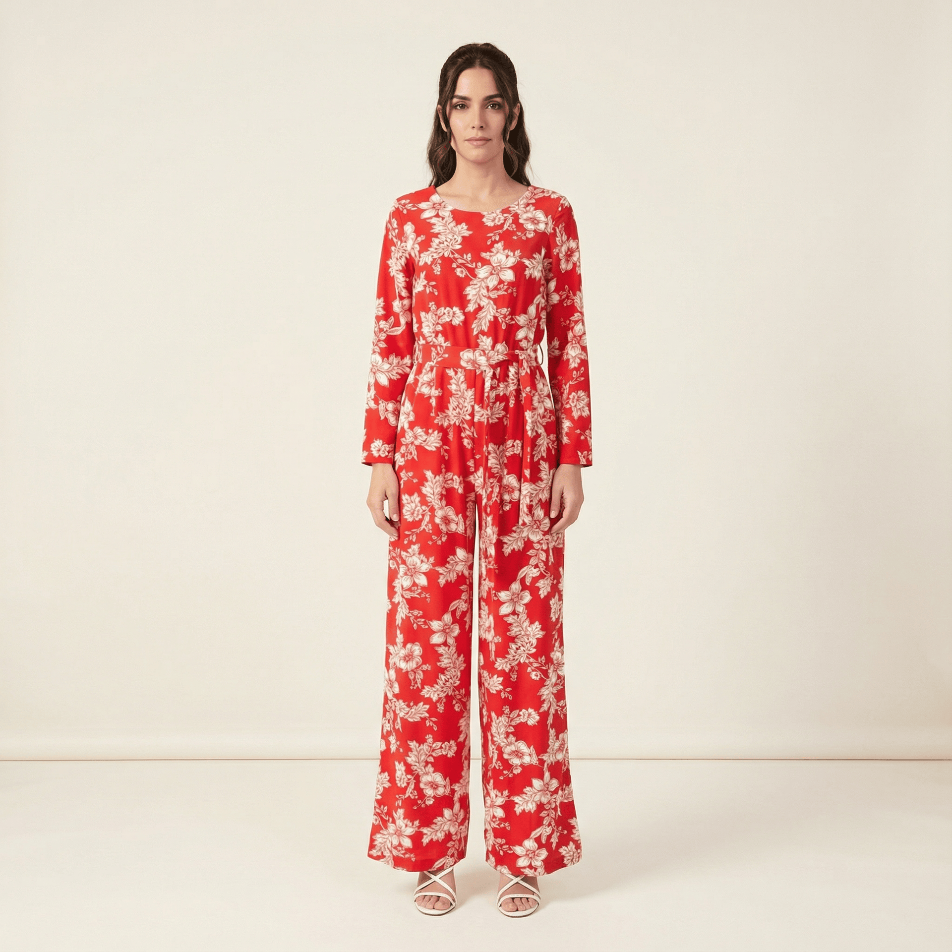 jumpsuit dress long sleeve Regents Floral Modest long sleeve jumpsuits