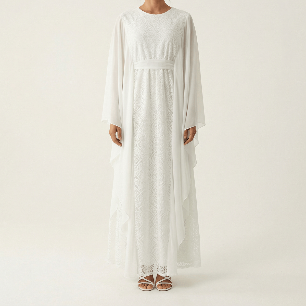 Salina butterfly Chiffon abaya Kabayare