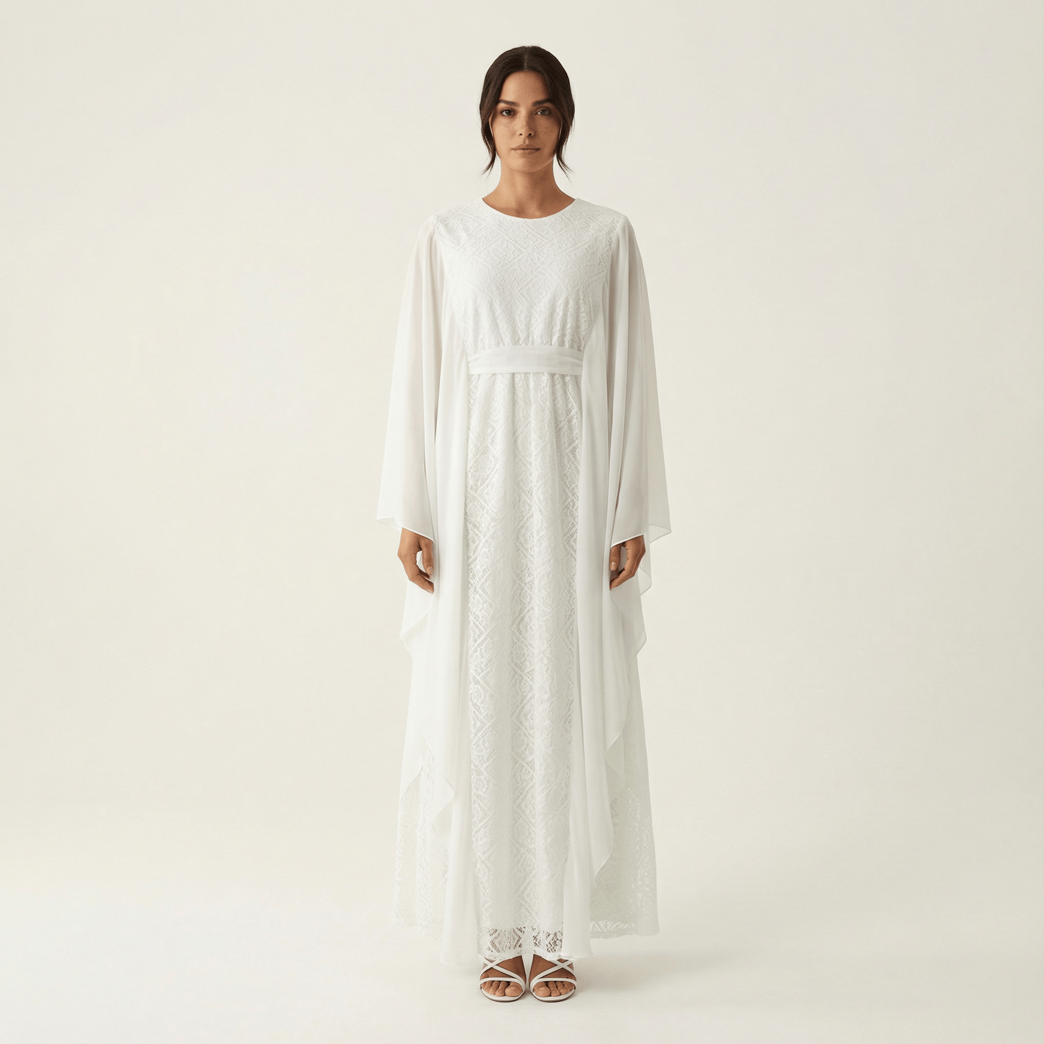 Salina butterfly Chiffon abaya Kabayare