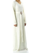 Sequin knit modest maxi dress Kabayare