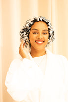Shash print satin Bonnet Monsun Beauty