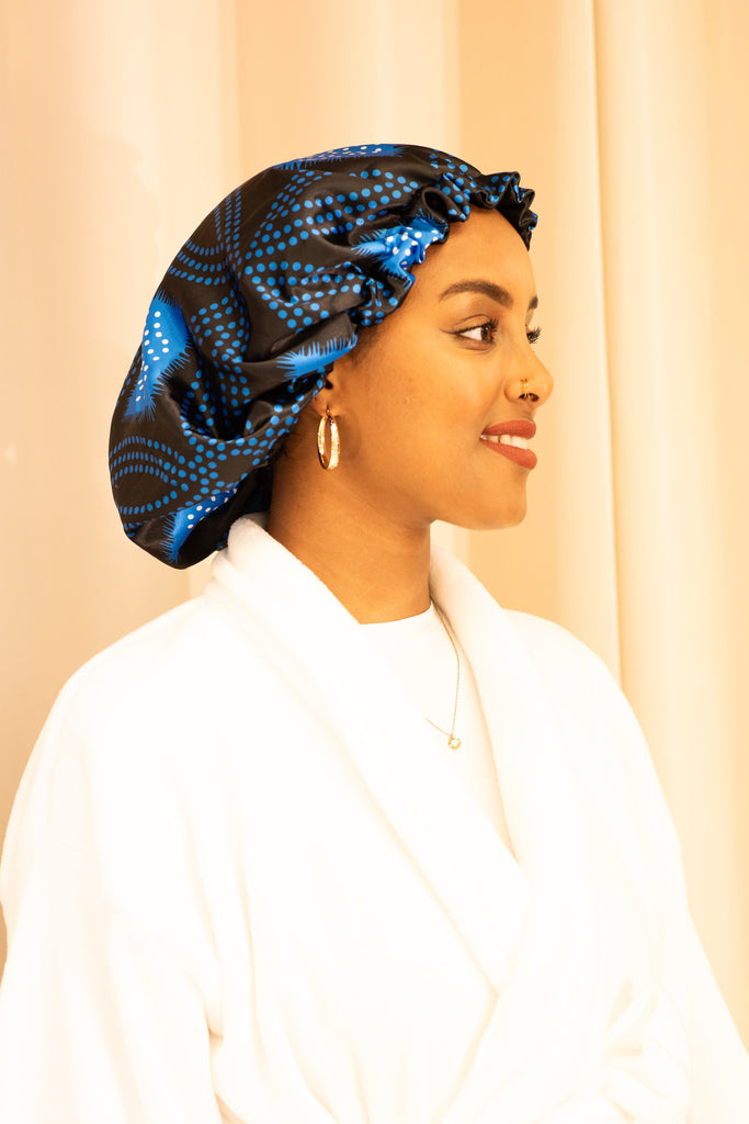 Shash print satin Bonnet Monsun Beauty
