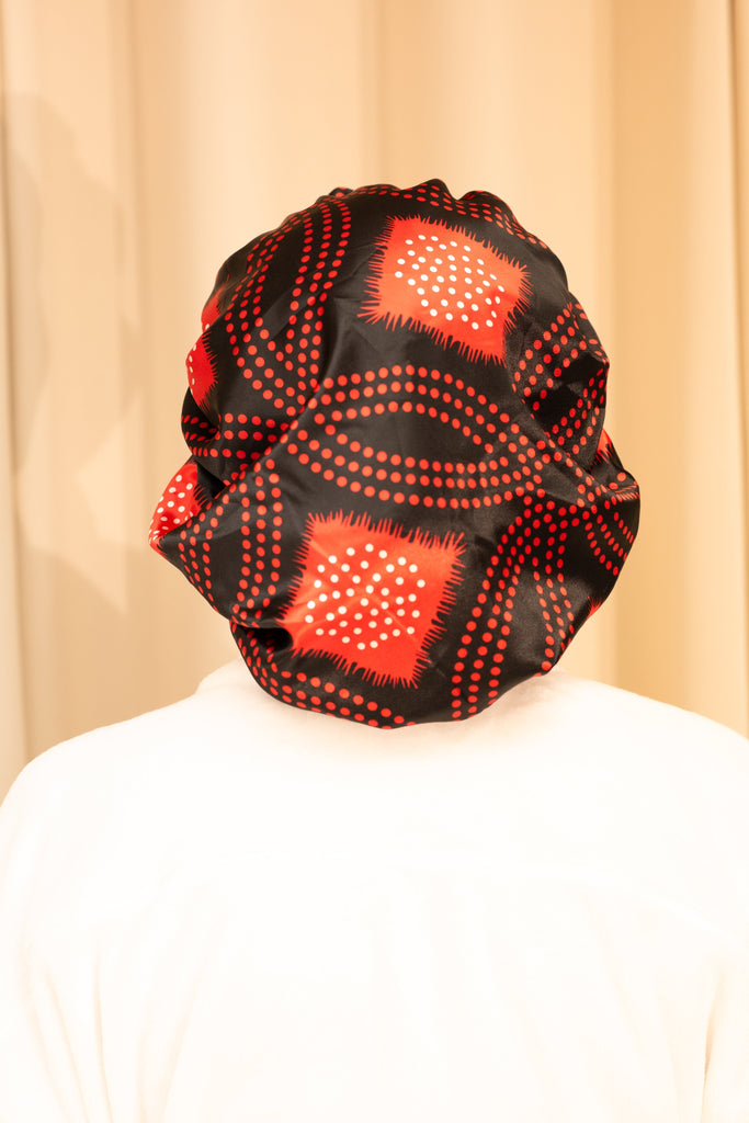 Shash print satin Bonnet Monsun Beauty