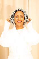 Shash print satin Bonnet Monsun Beauty