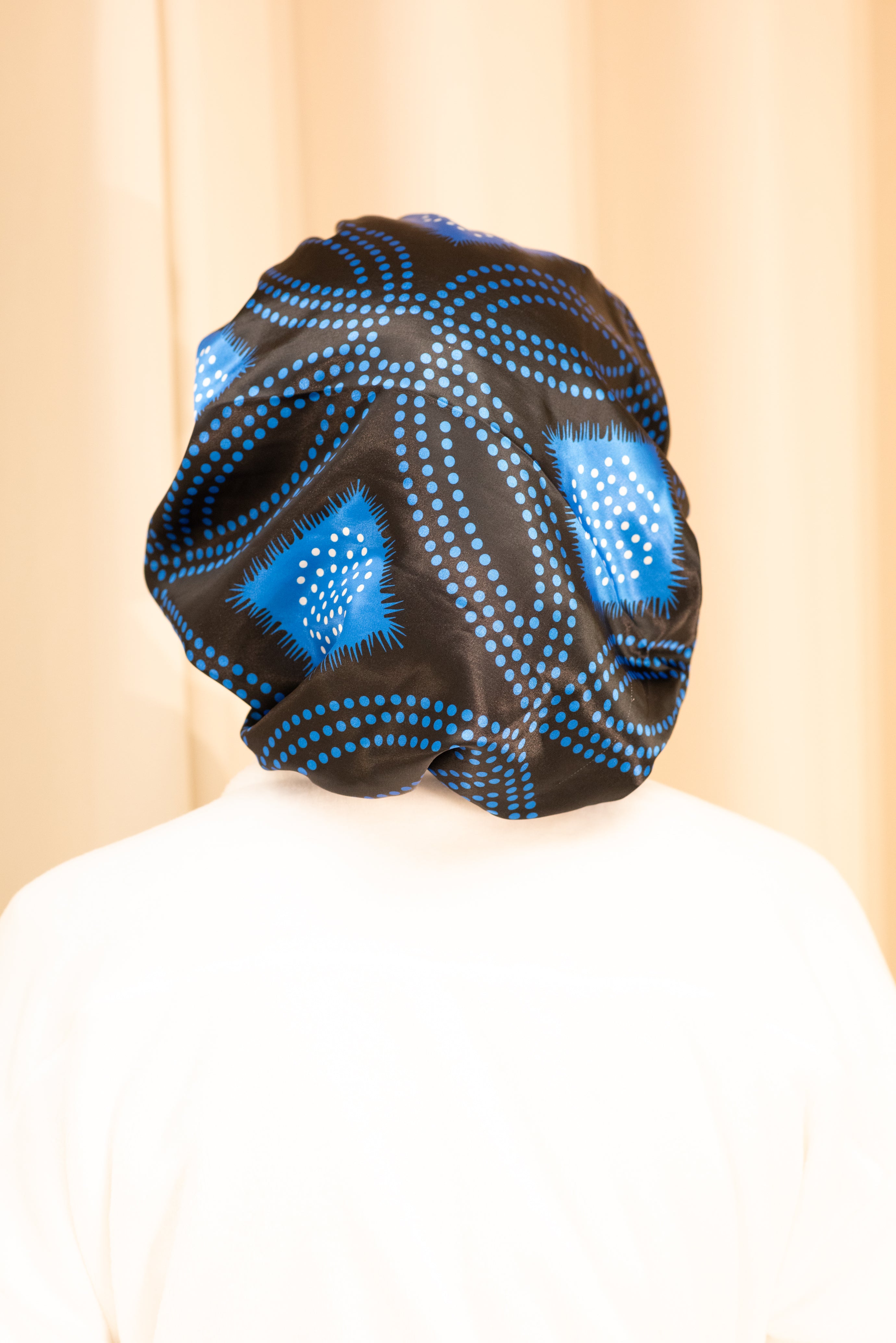 Shash print satin Bonnet Monsun Beauty