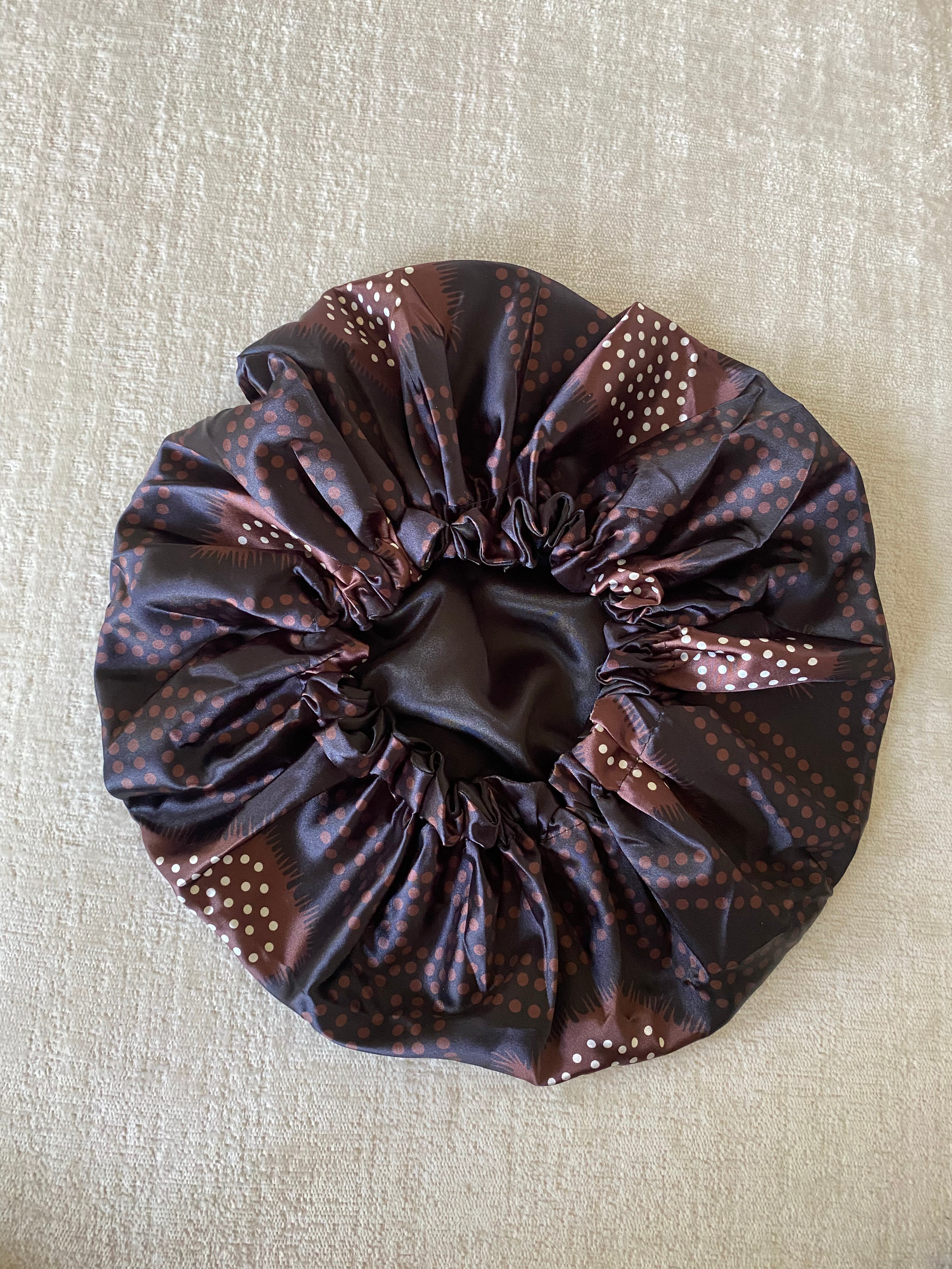 Shash print satin Bonnet Monsun Beauty