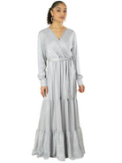 Shimmer and Shine Stripe long sleeve maxi dress Kabayare