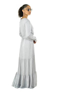 Shimmer and Shine Stripe long sleeve maxi dress Kabayare