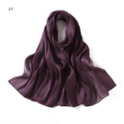 Shimmering Silk Chiffon hijab Kabayare