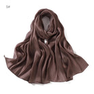 Shimmering Silk Chiffon hijab Kabayare