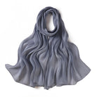 Shimmering Silk Chiffon hijab Kabayare