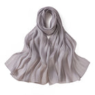 Shimmering Silk Chiffon hijab Kabayare