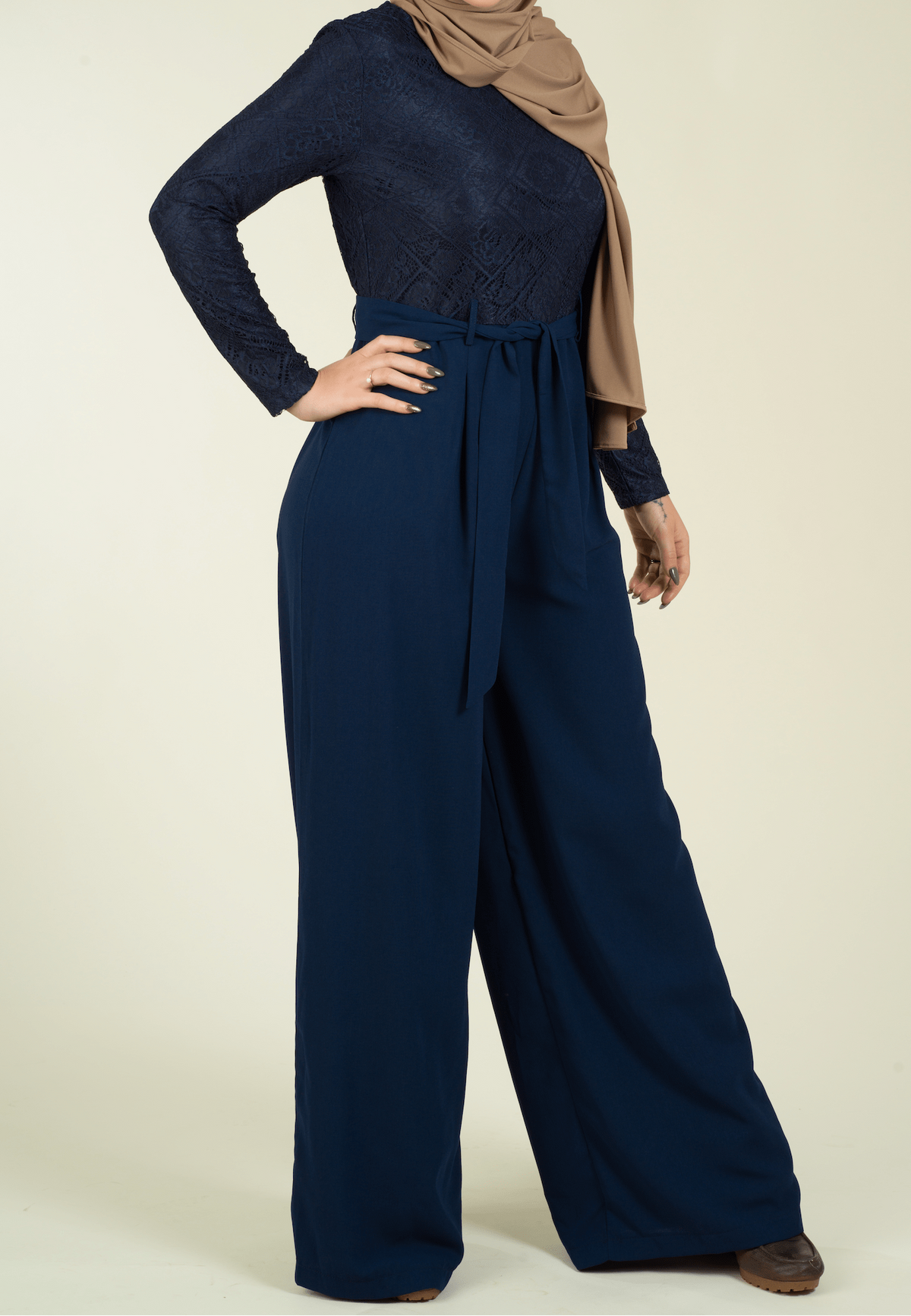 SHOW STOPPER lace detail jumpsuit Kabayare
