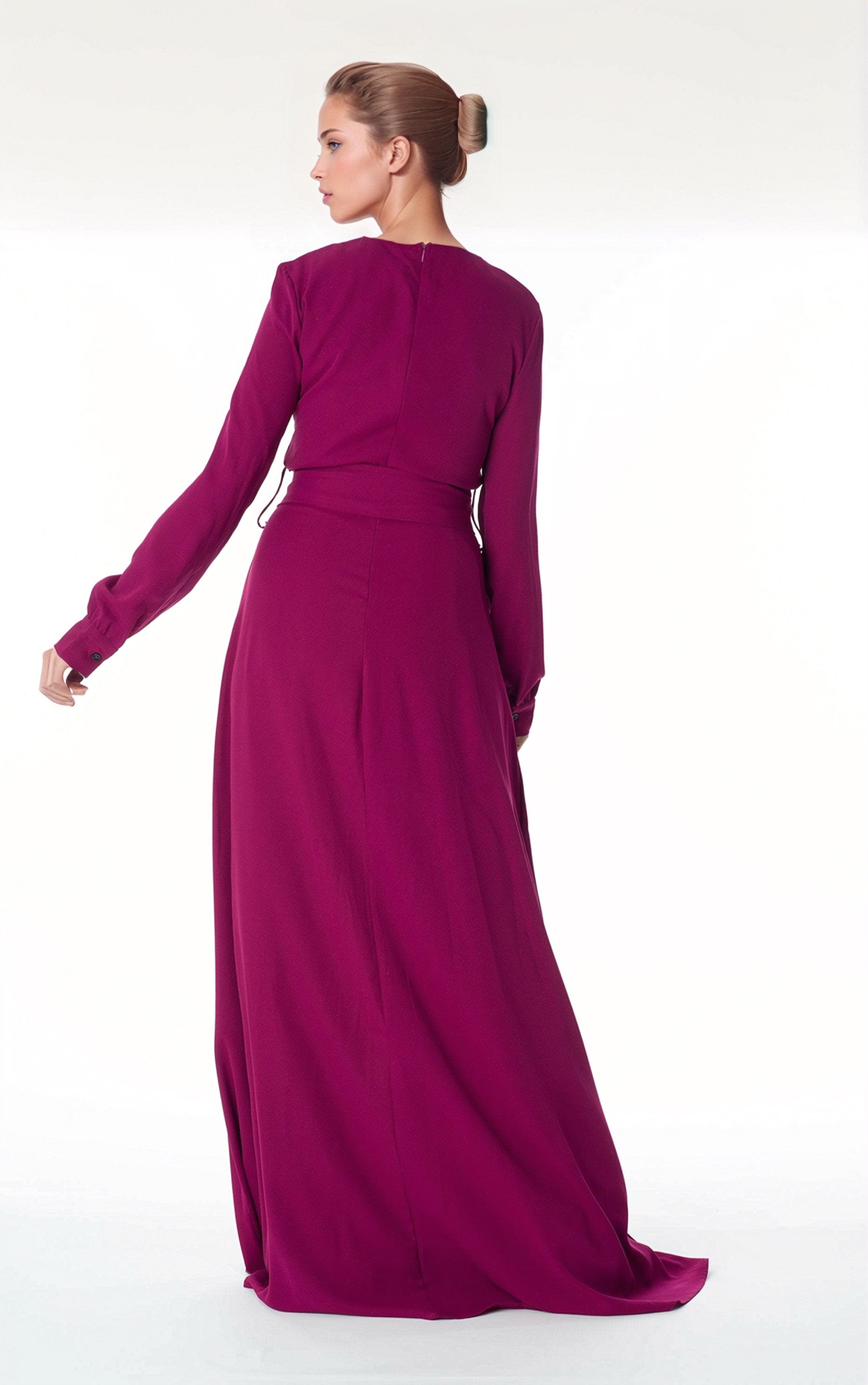Simple and Chic Modest maxi dress