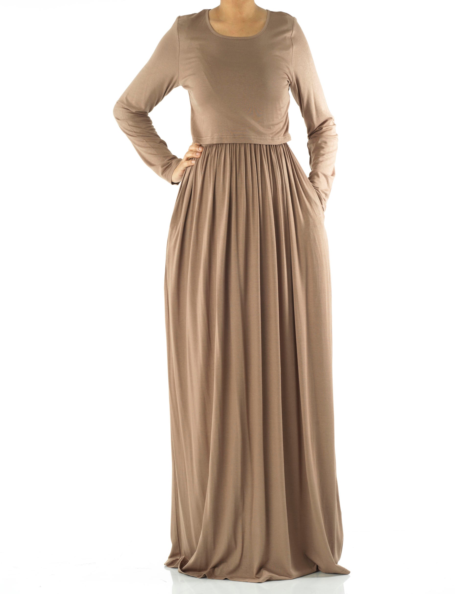 Super soft Nursing Modest maxi dress Kabayare