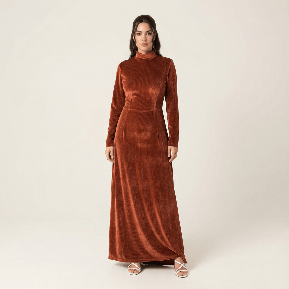 Super soft velvet maxi dress | Dress | Kabayare