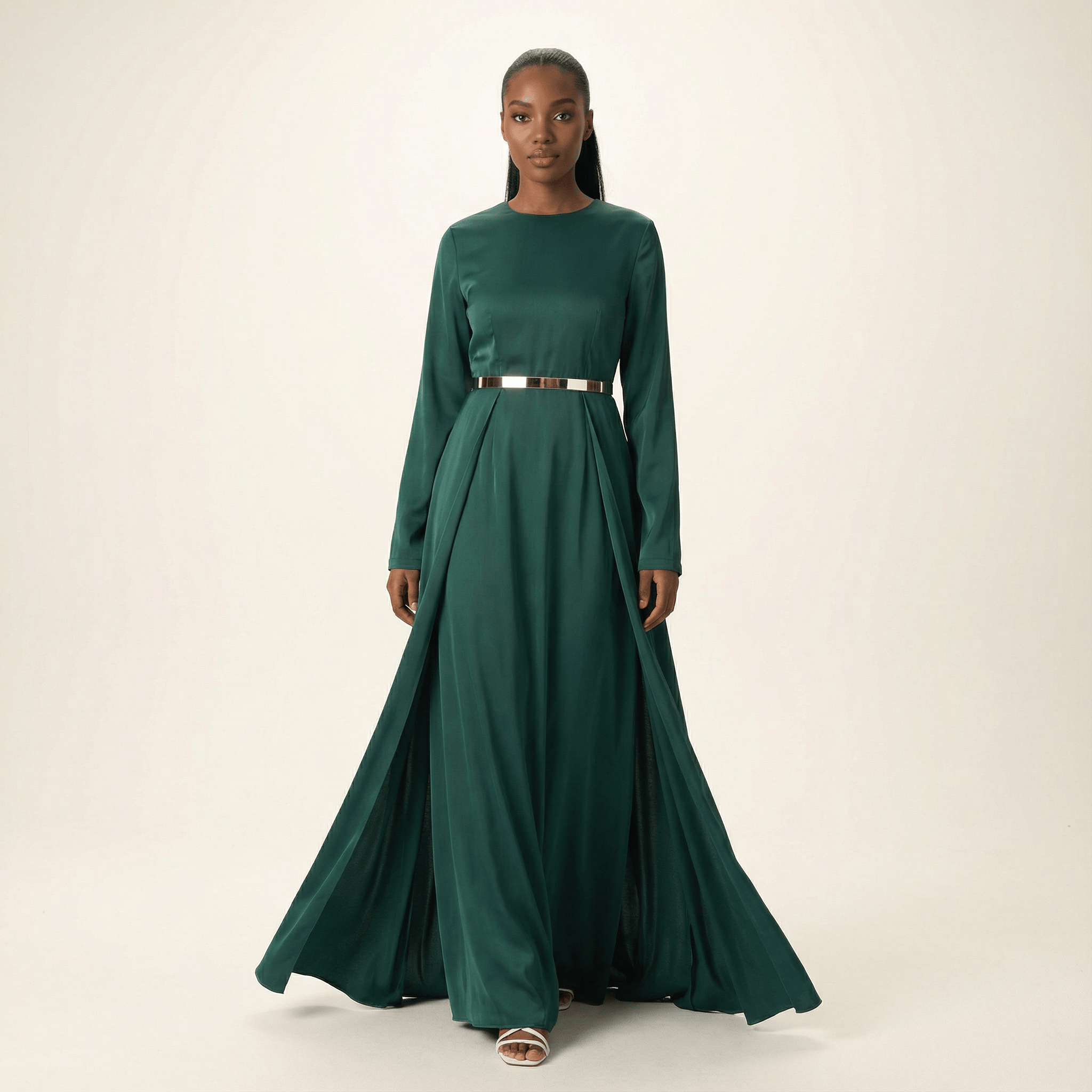 Take me for a dance satin maxi dress Kabayare