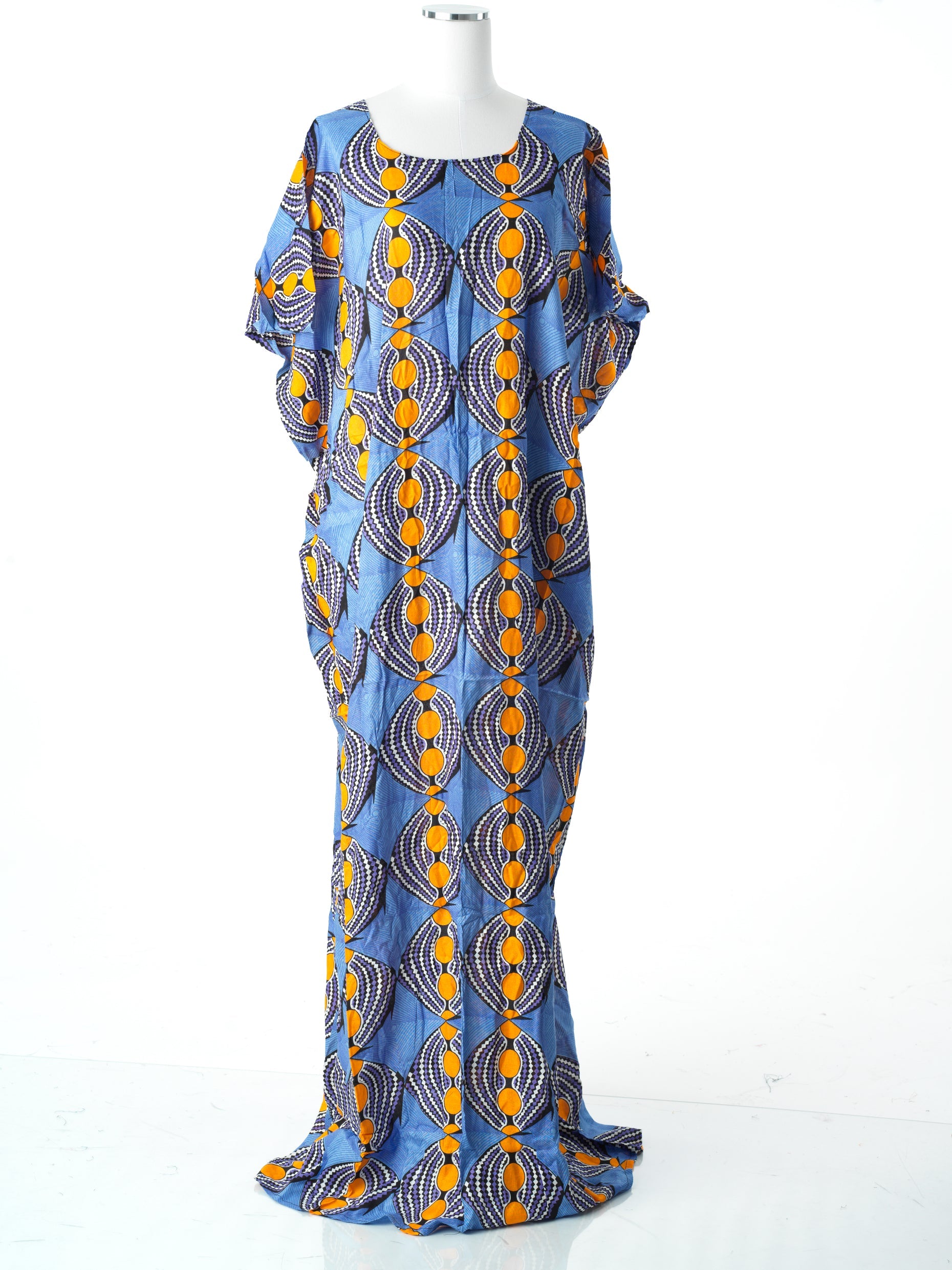 Tasneem print bati dress Kabayare