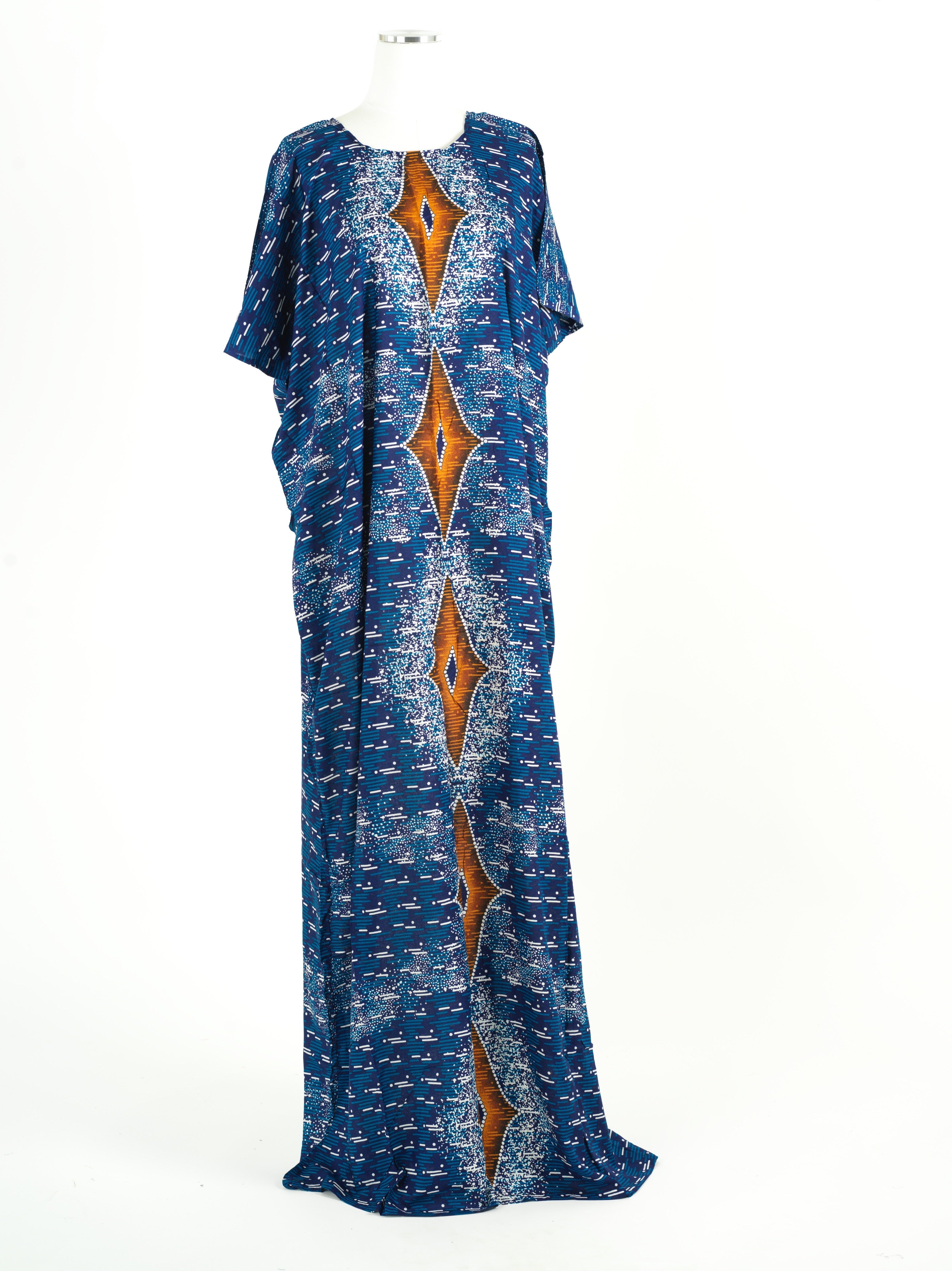 taviina  print bati dress Kabayare
