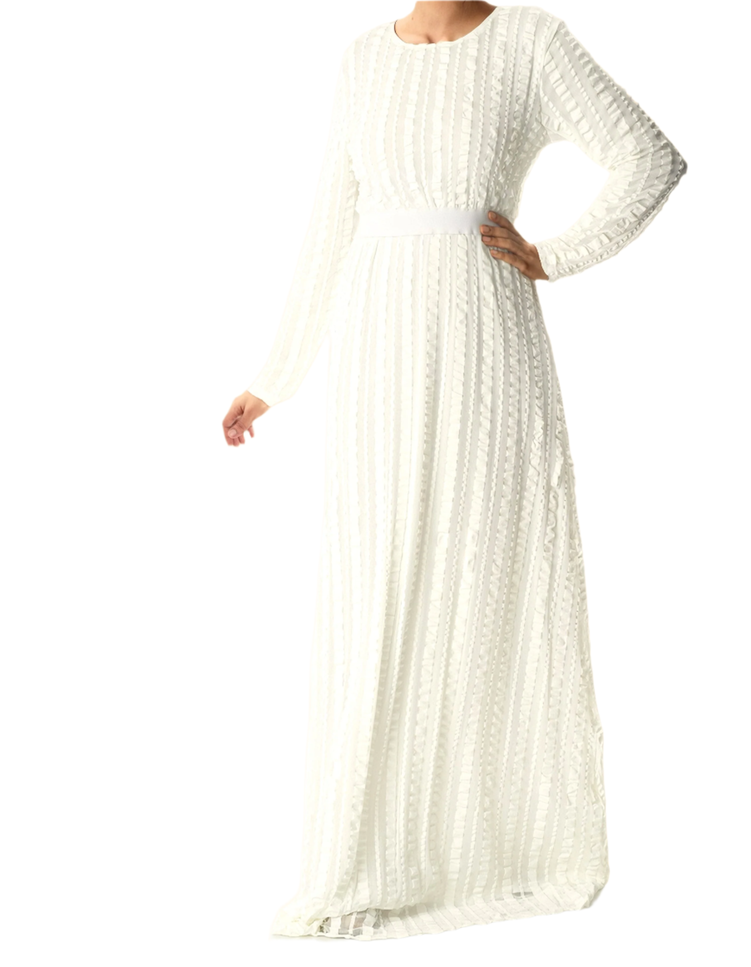 Too Cute ruffle mania maxi dress Kabayare