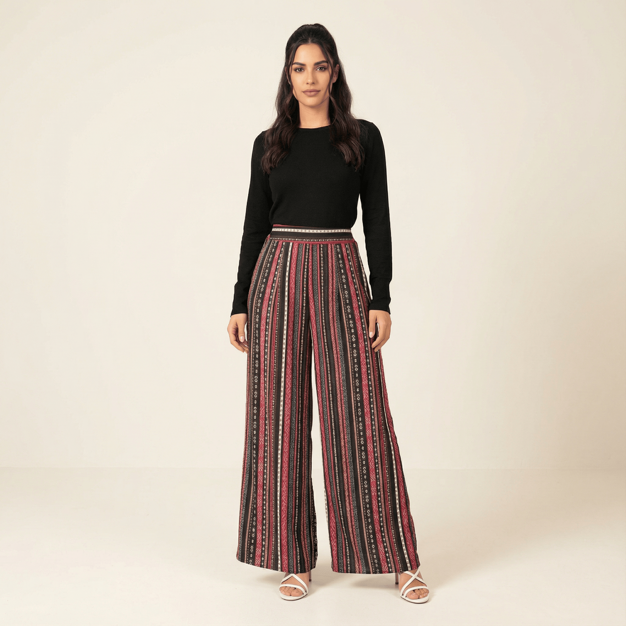 Tribal Print palazzo pants Kabayare