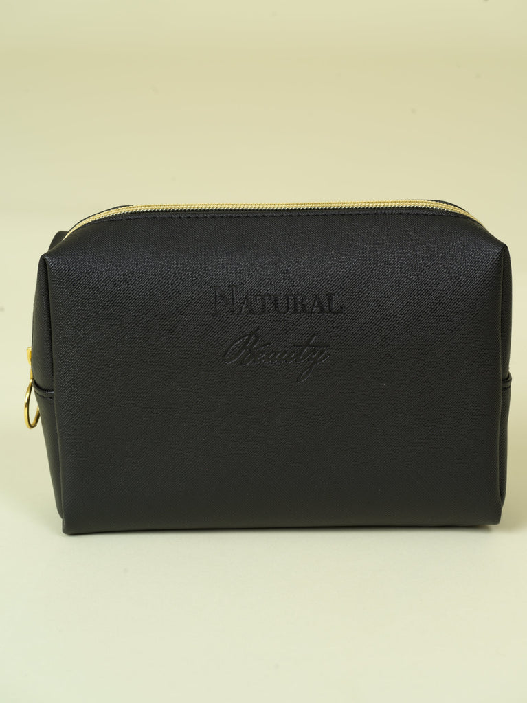 Vegan PU Leather Cosmetic mini travel Bag Monsun Beauty