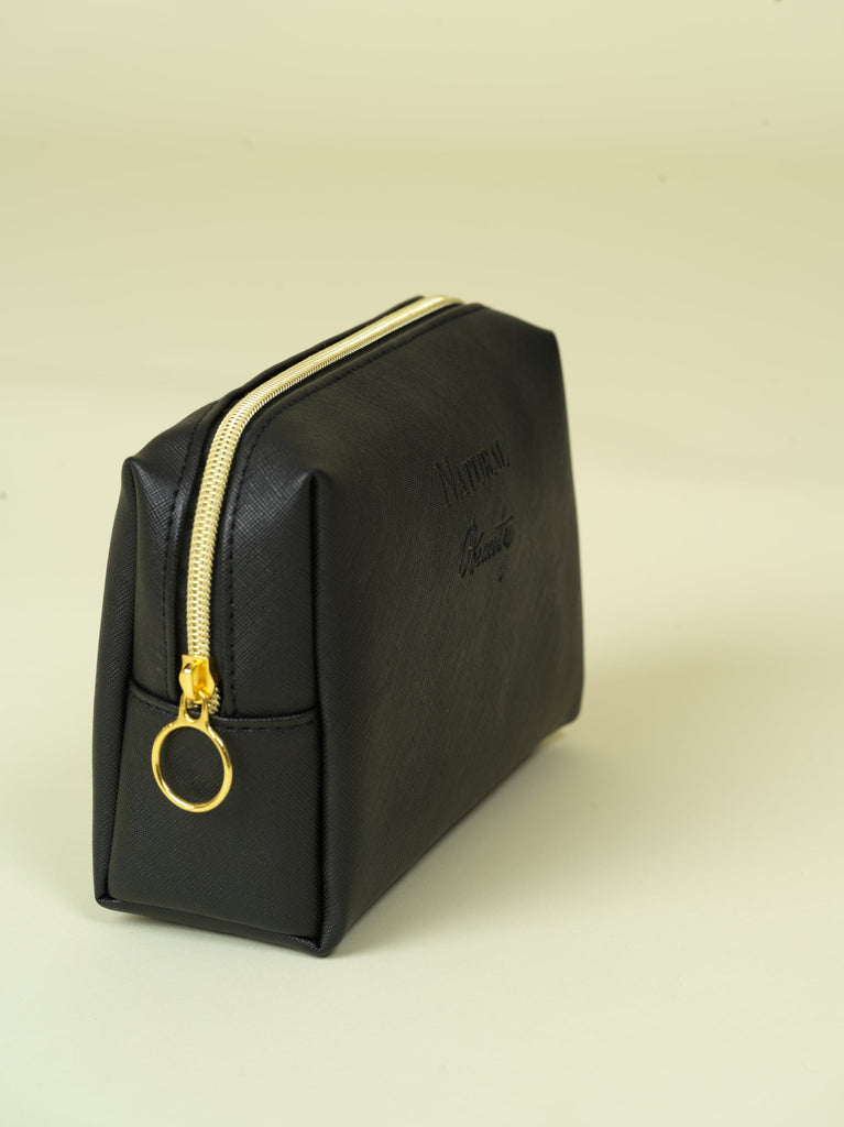 Vegan PU Leather Cosmetic mini travel Bag Monsun Beauty
