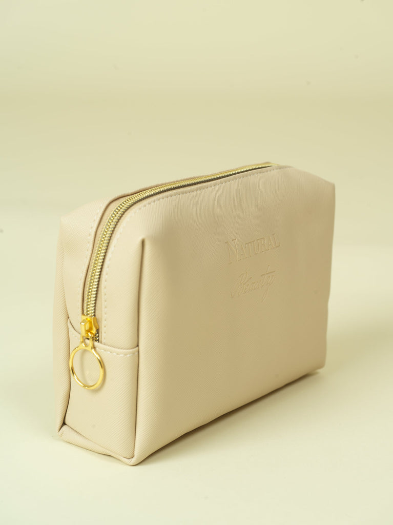 Vegan PU Leather Cosmetic mini travel Bag Monsun Beauty
