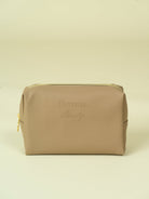 Vegan PU Leather Cosmetic mini travel Bag Monsun Beauty