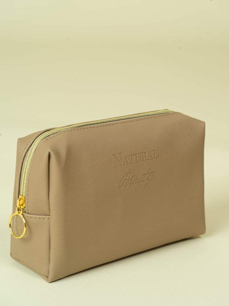 Vegan PU Leather Cosmetic mini travel Bag Monsun Beauty