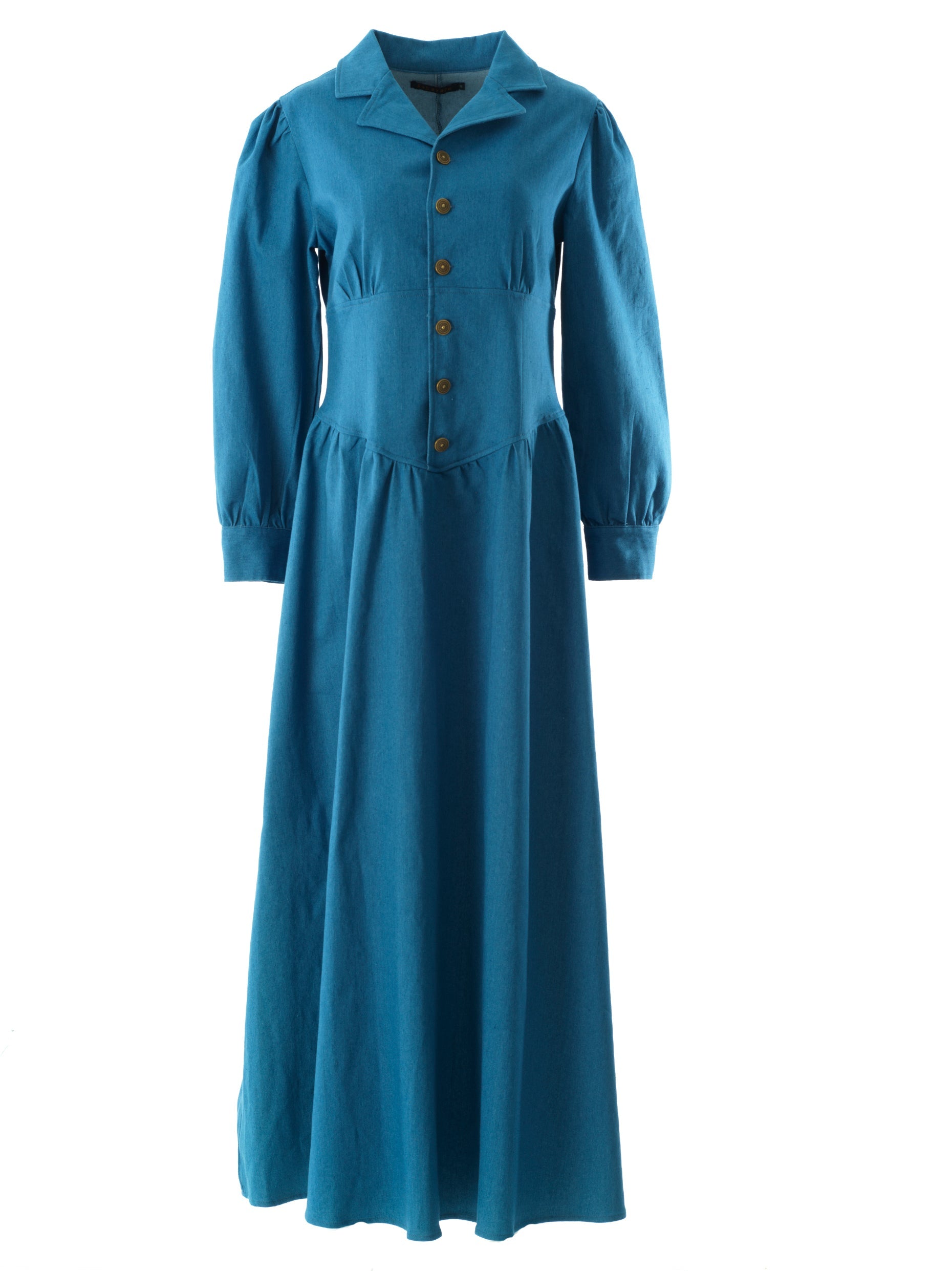 Vintage moments denim maxi dress Kabayare
