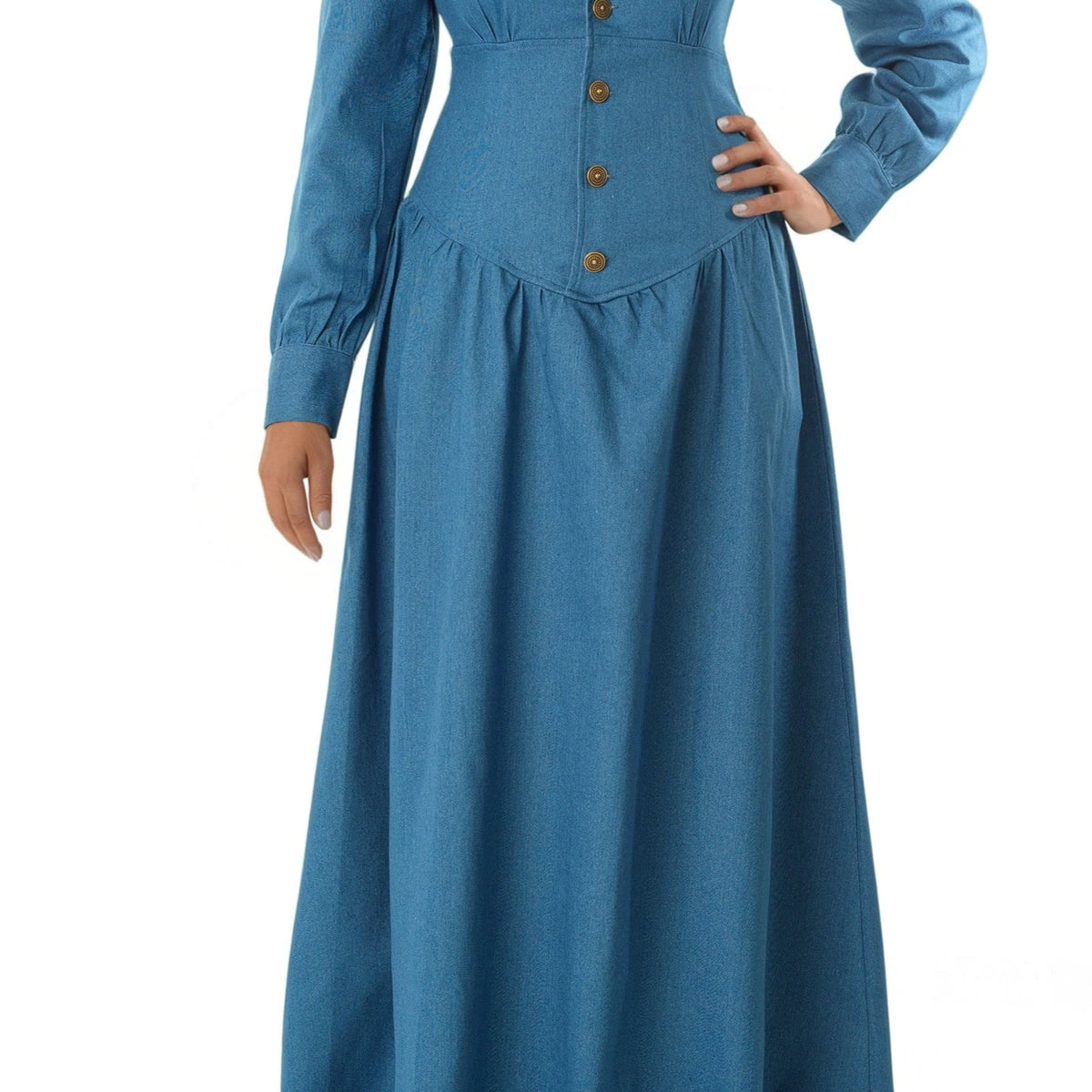 Vintage Moments Denim Maxi Dress | Dress | Kabayare S Vintage Moments Denim Maxi Dress | Dress | Kabayare S