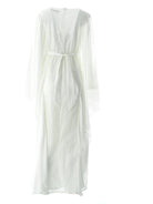 white  butterfly Chiffon abaya Kabayare