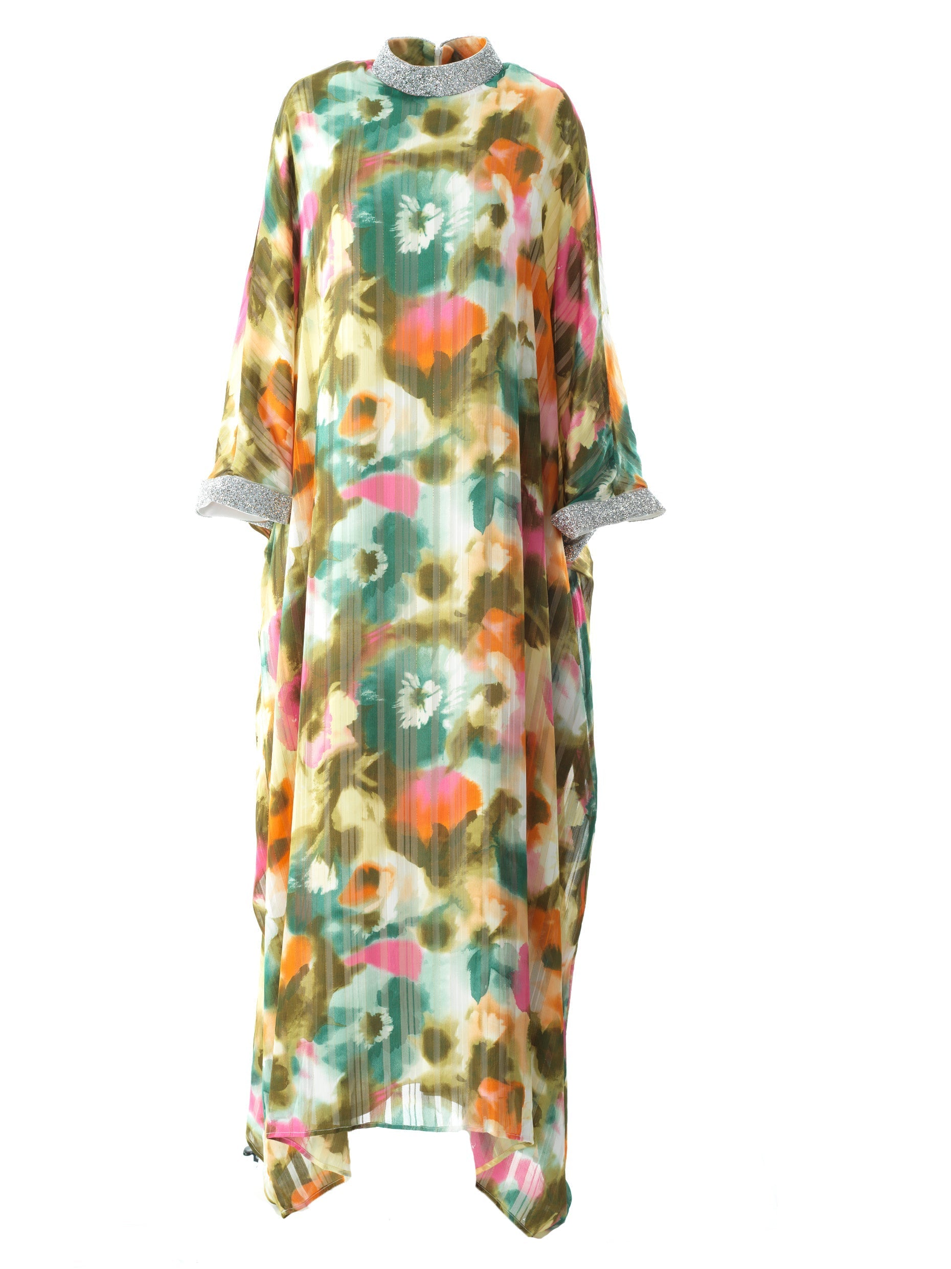 uryya silk kaftan tops カーキ uryya silk kaftan tops カーキ - メルカリ