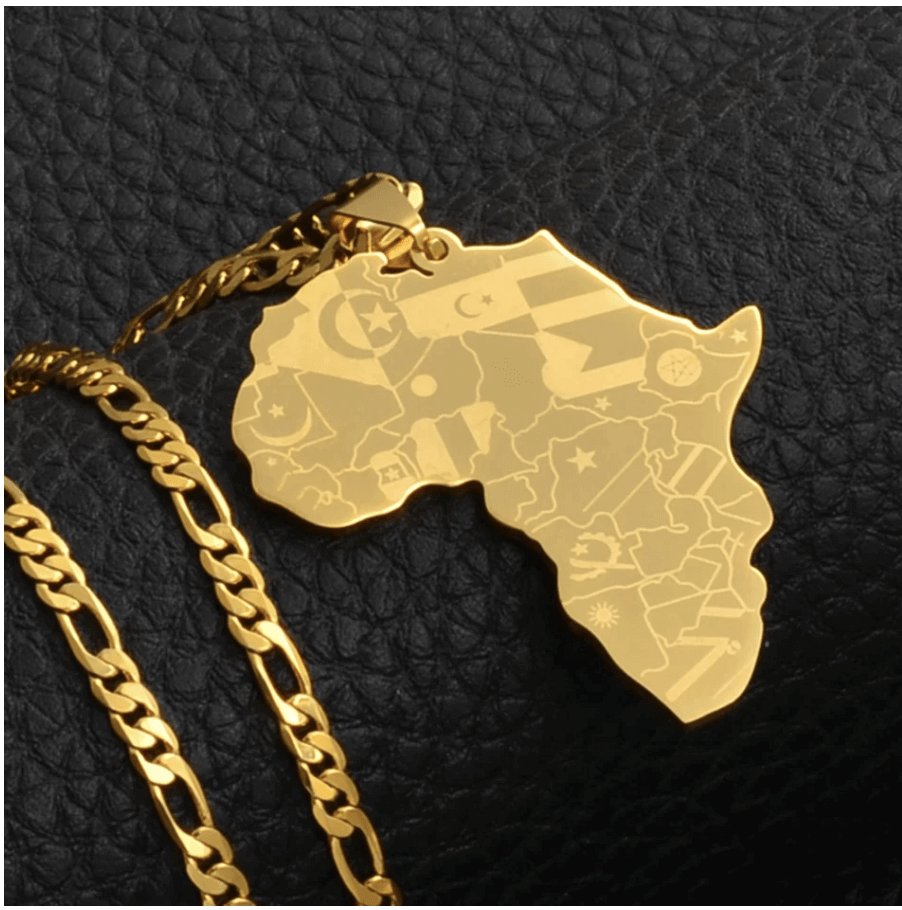 African continent necklace - Kabayare Fashion (6161053024434)