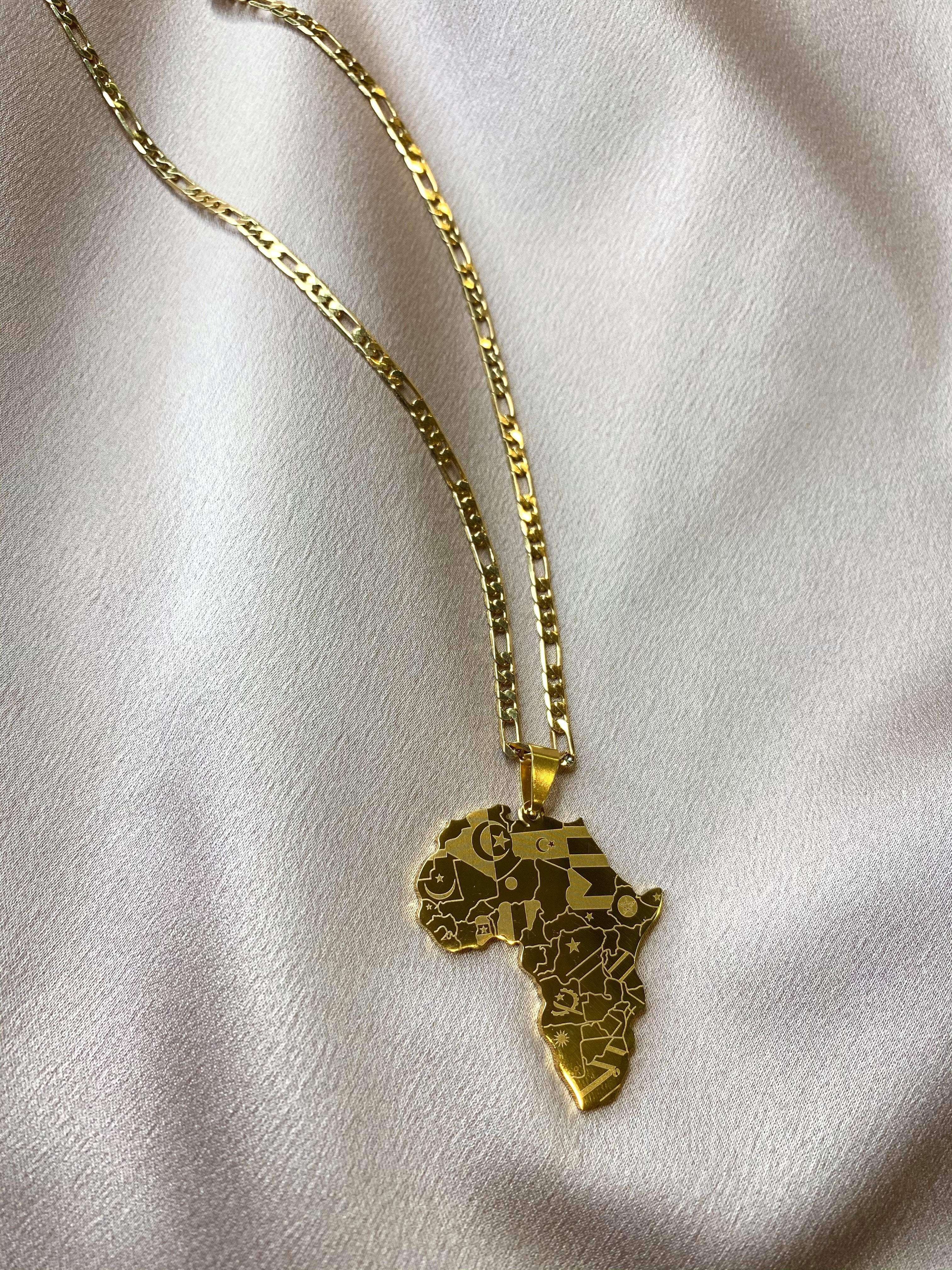 African continent necklace - Kabayare Fashion (6161053024434)