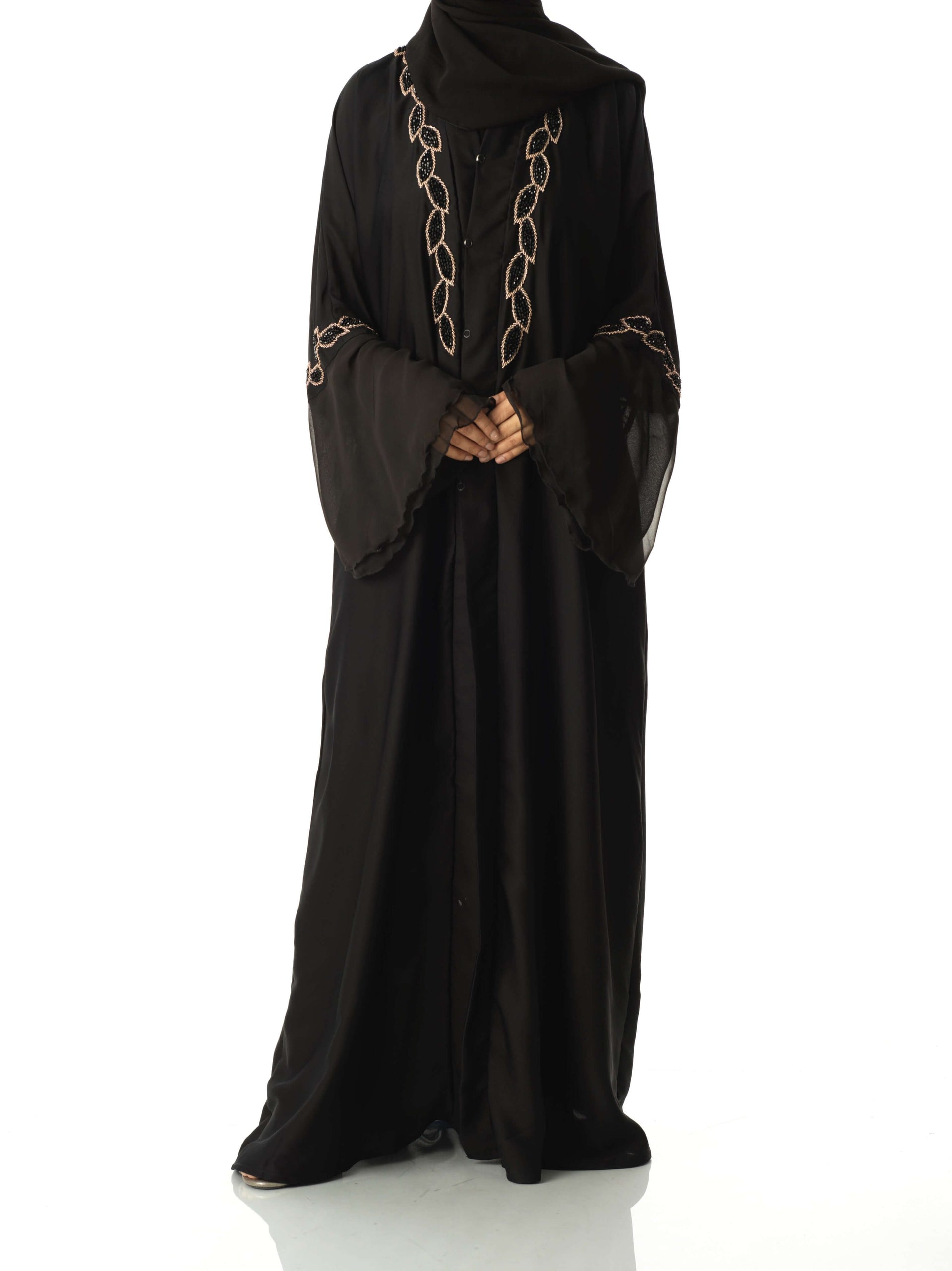 ahlam silk abaya & dress set reviews Grey Ahlam Prayer Abaya-Kids