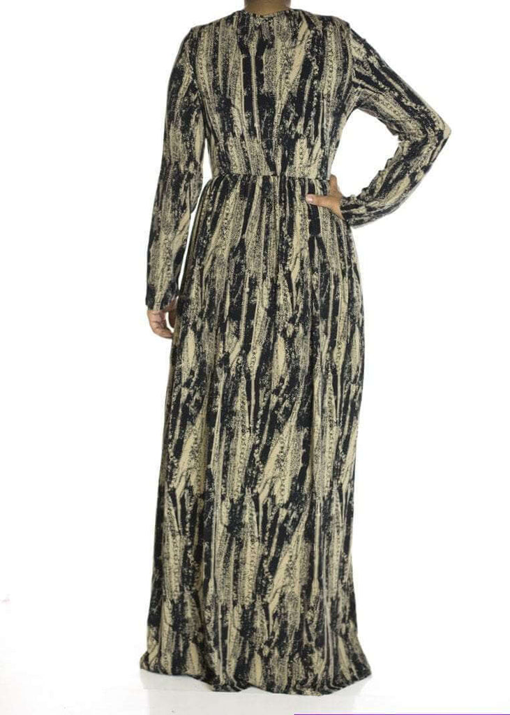Almond Branches maxi dress Kabayare