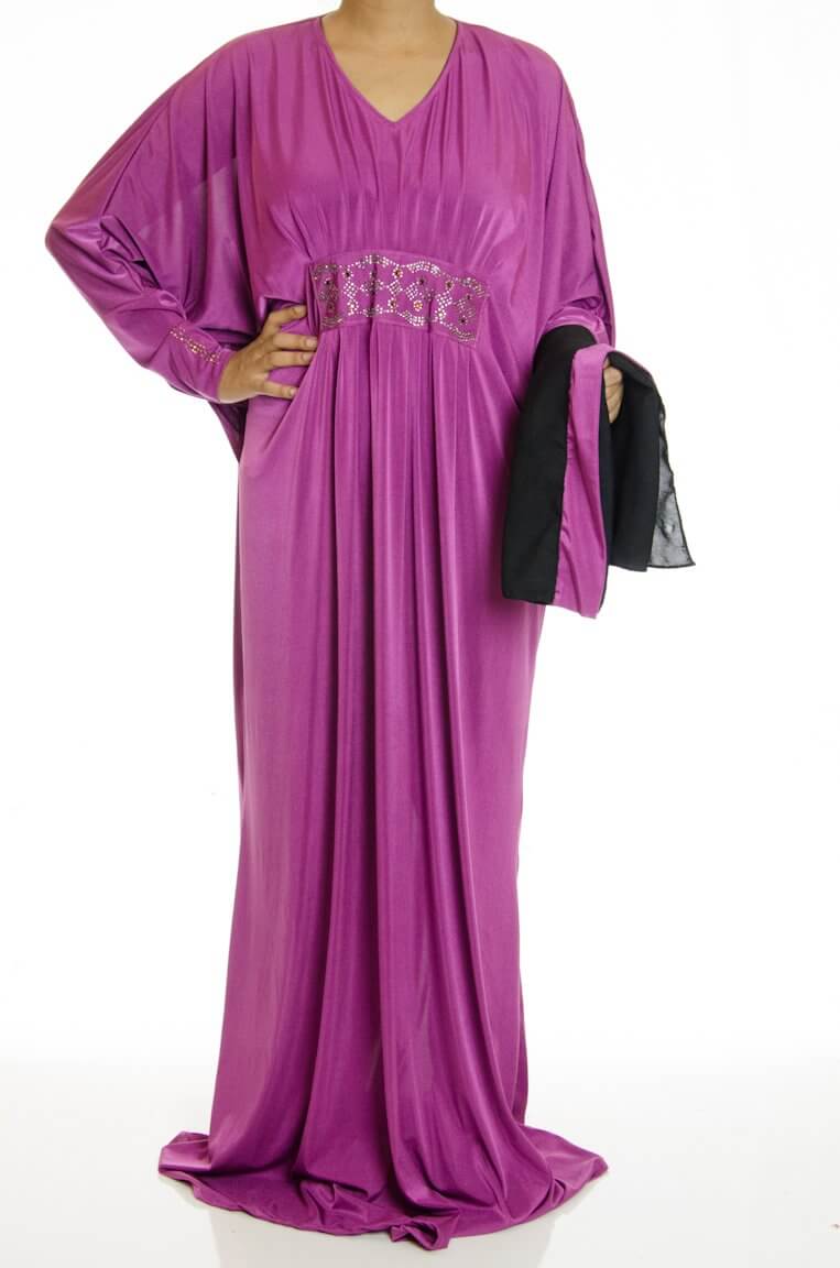 Asma  Butterfly Jersey Abaya Kabayare