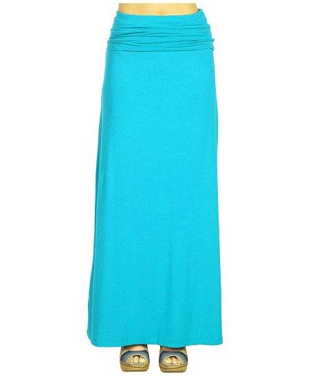 Baby Blue Jersey Maxi Skirt Kabayare