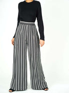 Black and white stripe pants Kabayare