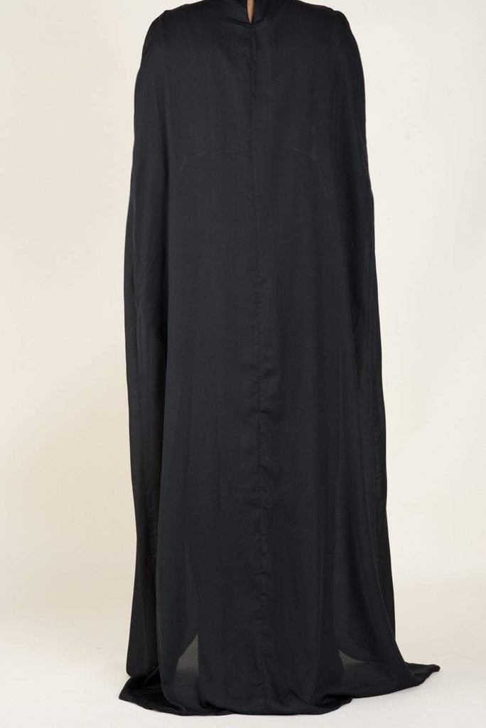 Black Cape elegant dress Kabayare